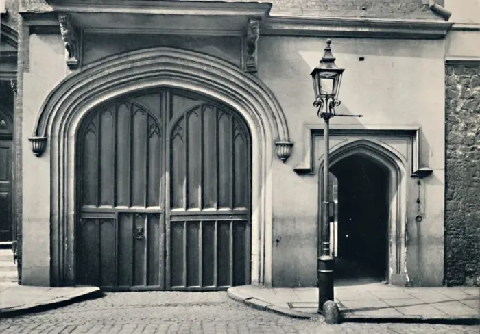 Framed Print : Charterhouse. Exterior of Entrance Gateway, 1925 Framed Print : Charterhouse. Exterior of Entrance Gateway, 1925
