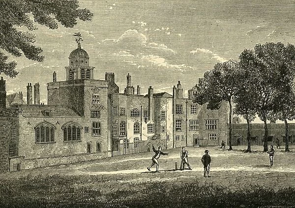 Charterhouse - The Quadrangle, c1872. Creator: Unknown