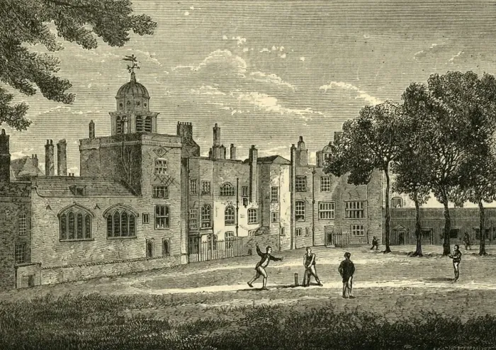 Framed Print : Charterhouse - The Quadrangle, c1872. Creator: Unknown Framed Print : Charterhouse - The Quadrangle, c1872. Creator: Unknown