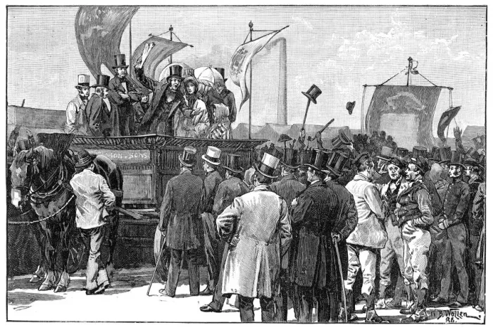 Framed Print : The Chartist Demonstration on Kennington Common, 1848, (1900). Artist: William Barnes Wollen Framed Print : The Chartist Demonstration on Kennington Common, 1848, (1900). Artist: William Barnes Wollen
