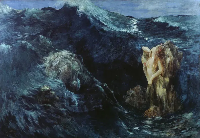 Framed Print : Charybdis and Scylla, 1894. Creator: Ernest Cornelis Ary Renan Framed Print : Charybdis and Scylla, 1894. Creator: Ernest Cornelis Ary Renan