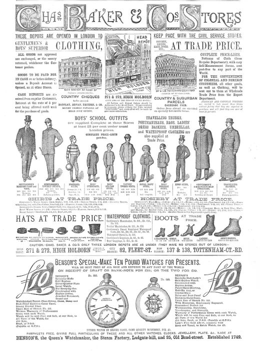 Framed Print : Chas. Baker & Co.'s Stores, 1883. Creator: Unknown. Chas. Baker & Co.'s Stores, 1883. Creator: Unknown Framed Print : Chas. Baker & Co.'s Stores, 1883. Creator: Unknown. Chas. Baker & Co.'s Stores, 1883. Creator: Unknown