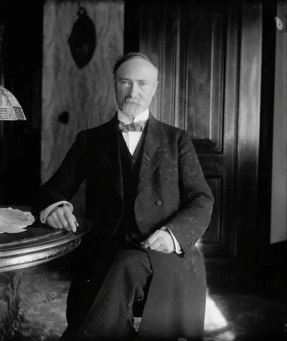 Framed Print : Chas. W. Fairbanks seated, 1910. Creator: Bain News Service Framed Print : Chas. W. Fairbanks seated, 1910. Creator: Bain News Service