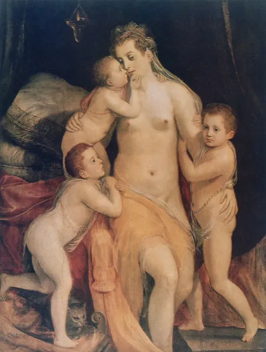 Framed Print : Chastity, 1516-1570. Artist: Frans Floris Framed Print : Chastity, 1516-1570. Artist: Frans Floris
