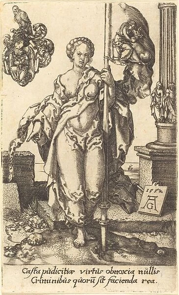Chastity, 1552. Creator: Heinrich Aldegrever