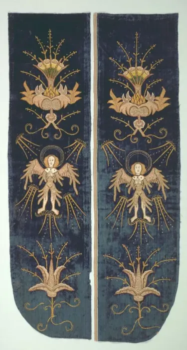 Framed Print : Part of a Chasuble Back, c. 1500. Creator: Unknown Framed Print : Part of a Chasuble Back, c. 1500. Creator: Unknown