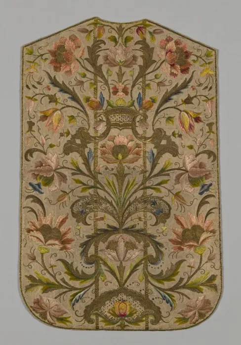 Framed Print : Chasuble (Back), Italy, 1701 / 25. Creator: Unknown Framed Print : Chasuble (Back), Italy, 1701 / 25. Creator: Unknown