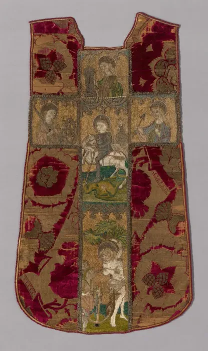 Framed Print : Chasuble Front with Orphrey Cross, Florence, Chasuble: 15th century; Orphrey Cross Framed Print : Chasuble Front with Orphrey Cross, Florence, Chasuble: 15th century; Orphrey Cross