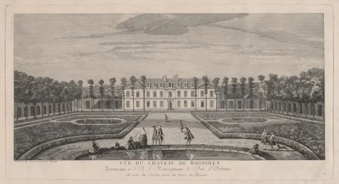 Framed Print : Chateau of Bagnolet. Creator: Jacques Rigaud (French, 1681-1754) Framed Print : Chateau of Bagnolet. Creator: Jacques Rigaud (French, 1681-1754)