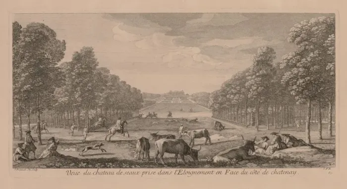 Framed Print : Chateau of Berny. Creator: Jacques Rigaud (French, 1681-1754) Framed Print : Chateau of Berny. Creator: Jacques Rigaud (French, 1681-1754)