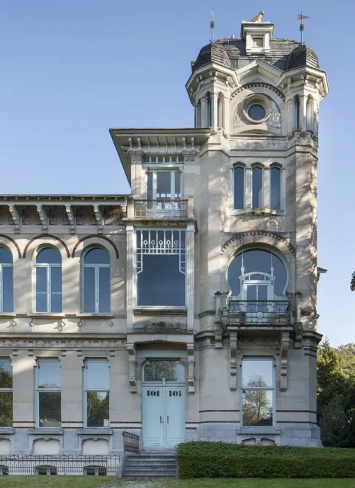 Framed Print : Chateau Delune, 86 Avenue Franklin Roosevelt, Brussels, Belgium, c2014-2017. Artist Framed Print : Chateau Delune, 86 Avenue Franklin Roosevelt, Brussels, Belgium, c2014-2017. Artist