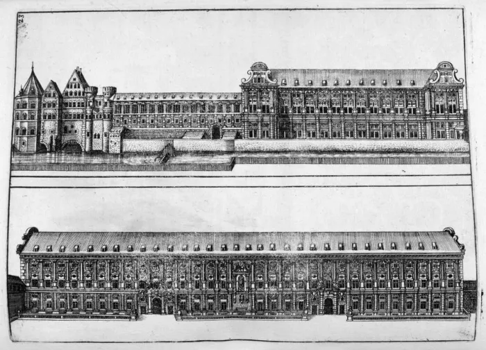 Framed Print : Chateau design, 1664. Artist: Georg Andreas Bockler Framed Print : Chateau design, 1664. Artist: Georg Andreas Bockler