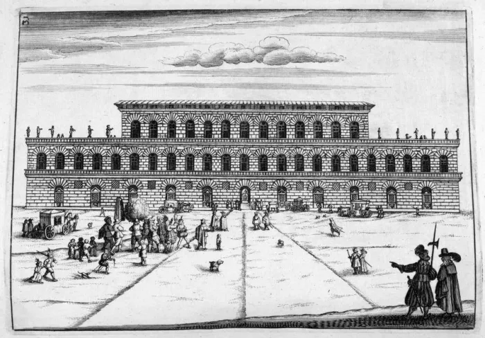 Framed Print : Chateau design, 1664. Artist: Georg Andreas Bockler Framed Print : Chateau design, 1664. Artist: Georg Andreas Bockler