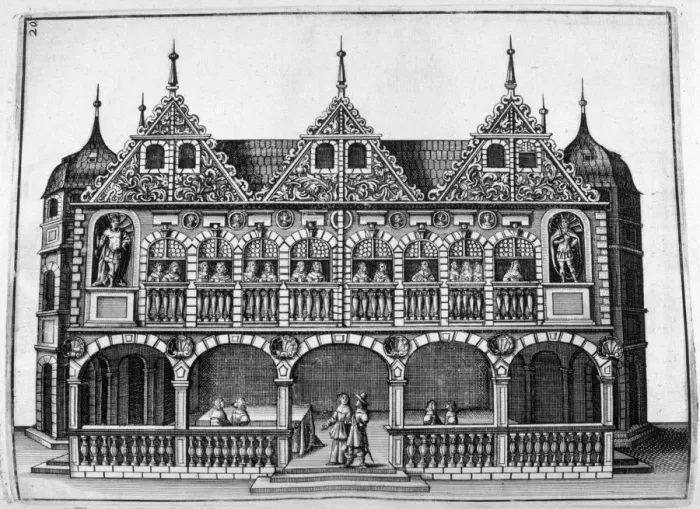Framed Print : Chateau design, 1664. Artist: Georg Andreas Bockler Framed Print : Chateau design, 1664. Artist: Georg Andreas Bockler