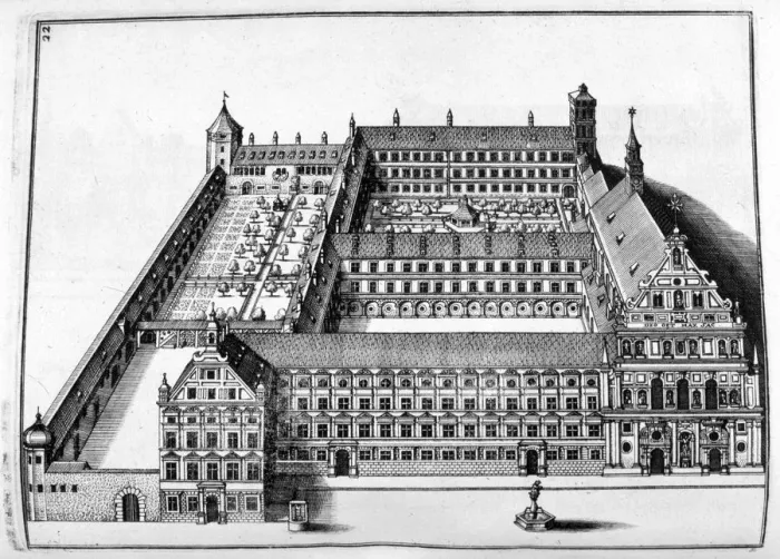 Framed Print : Chateau design, 1664. Artist: Georg Andreas Bockler Framed Print : Chateau design, 1664. Artist: Georg Andreas Bockler