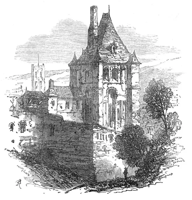 Framed Print : Chateau, Dieppe, 1871. Creator:s Read Framed Print : Chateau, Dieppe, 1871. Creator:s Read