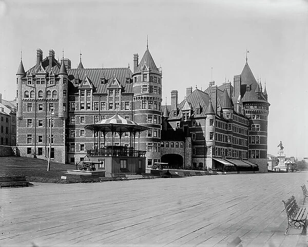 Chateau Frontenac, Quebec, between 1890 and 1901. Creator: Unknown