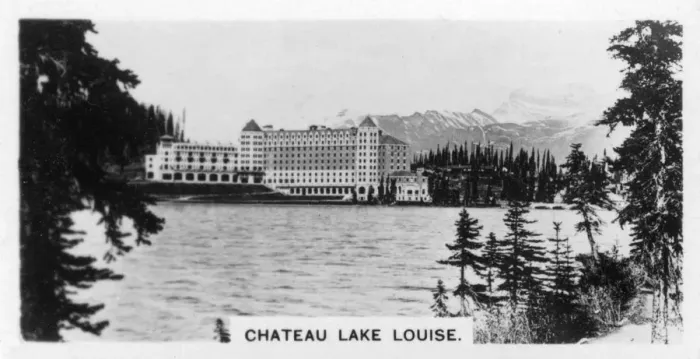 Framed Print : Chateau Lake Louise, Alberta, Canada, c1920s Framed Print : Chateau Lake Louise, Alberta, Canada, c1920s