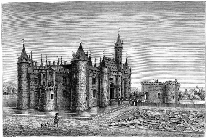 Framed Print : Chateau de Marcoussis, Paris, France, 17th century (1849) Framed Print : Chateau de Marcoussis, Paris, France, 17th century (1849)