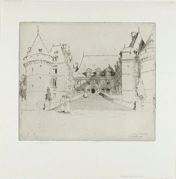Château de Meanieres, 1905. Creator: Charles John Watson
