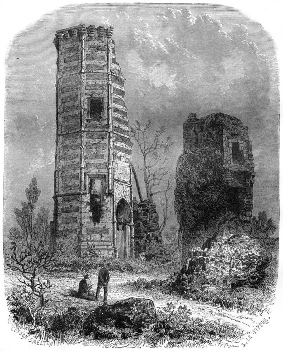 Framed Print : Chateau de Montfort (Montfort-l Amaury), France, 1882-1884. Artist:s le Pippre Framed Print : Chateau de Montfort (Montfort-l Amaury), France, 1882-1884. Artist:s le Pippre