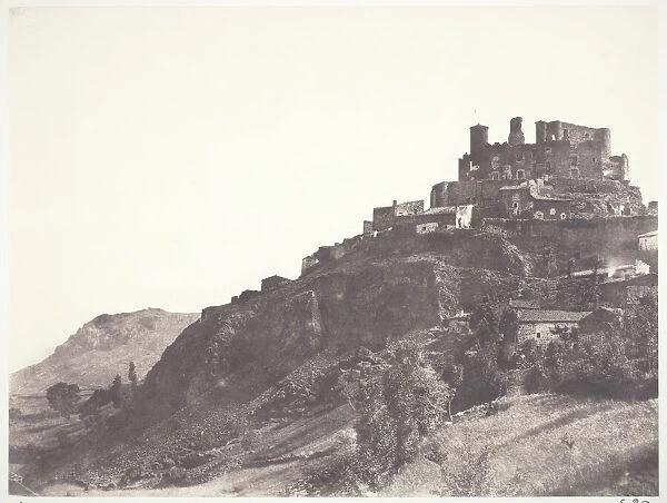 Chateau de Murol en Auvergne, 1852, printed 1978. Creator: Edouard Baldus