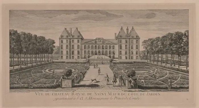 Framed Print : Chateau St. Maur. Creator: Jacques Rigaud (French, 1681-1754) Framed Print : Chateau St. Maur. Creator: Jacques Rigaud (French, 1681-1754)