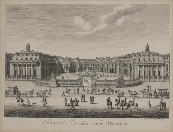 Framed Print : Chateau de Versailles in 1682, 1682. Creator: Anonymous