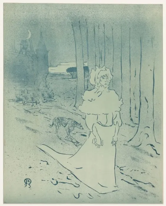 Framed Print : The Chatelaine or the Tocsin, 1895. Creator: Henri de Toulouse-Lautrec (French, 1864-1901) Framed Print : The Chatelaine or the Tocsin, 1895. Creator: Henri de Toulouse-Lautrec (French, 1864-1901)