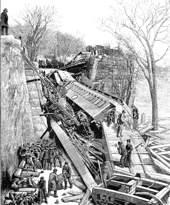 Framed Print : Chatsworth rail disaster, near Niagara Falls, with more than 200 people dead and 300 injured Framed Print : Chatsworth rail disaster, near Niagara Falls, with more than 200 people dead and 300 injured