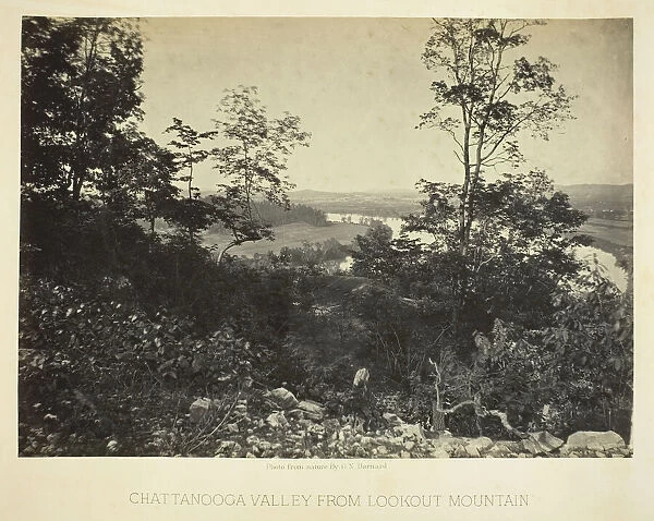 Chattanooga Valley from Lookout Mountain, 1864  /  66. Creator: George N. Barnard
