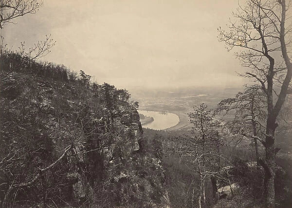 Chattanooga Valley from Lookout Mountain No. 2, 1860s. Creator: George N. Barnard