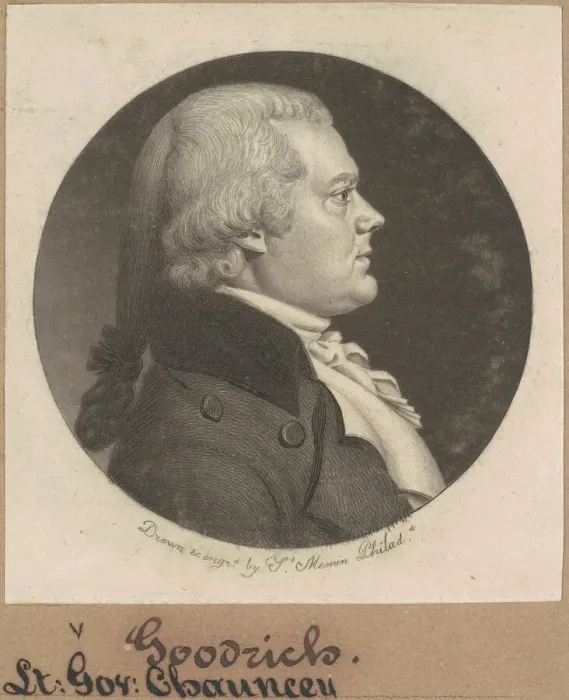 Framed Print : Chauncey Goodrich, 1799. Creator: Charles Balthazar Julien Fevret de Saint-Mé Framed Print : Chauncey Goodrich, 1799. Creator: Charles Balthazar Julien Fevret de Saint-Mé