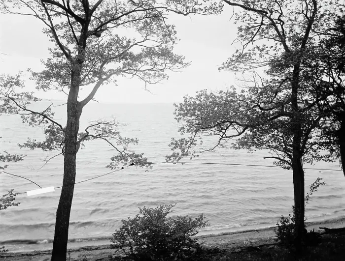 Framed Print : Chautauqua Lake from Long Point, between 1880 and 1897. Creator: William H. Jackson Framed Print : Chautauqua Lake from Long Point, between 1880 and 1897. Creator: William H. Jackson