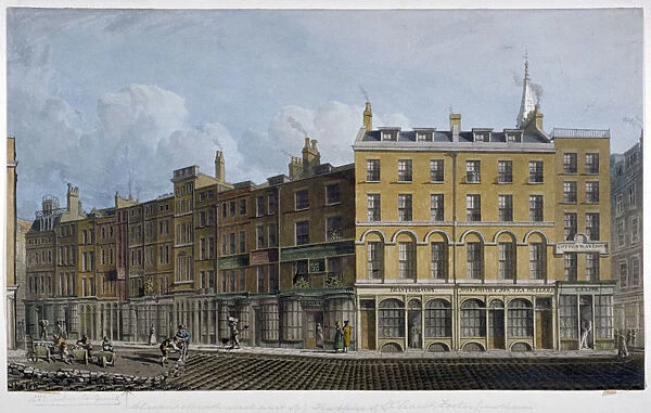 Cheapside, City of London, 1818. Artist: Robert Blemmell Schnebbelie