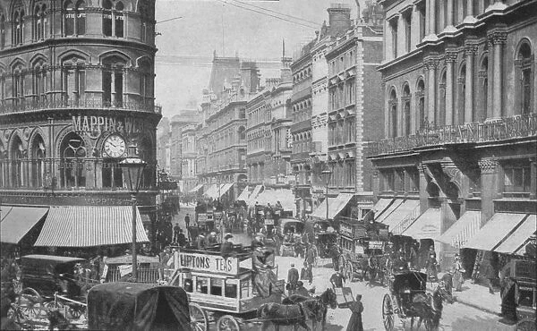 Cheapside from the Mansion House, City of London, c1900 (1901)