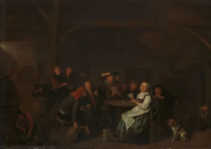 Framed Print : Cheating at Cards, c.1650-1668. Creator: Jan Miense Molenaer Framed Print : Cheating at Cards, c.1650-1668. Creator: Jan Miense Molenaer