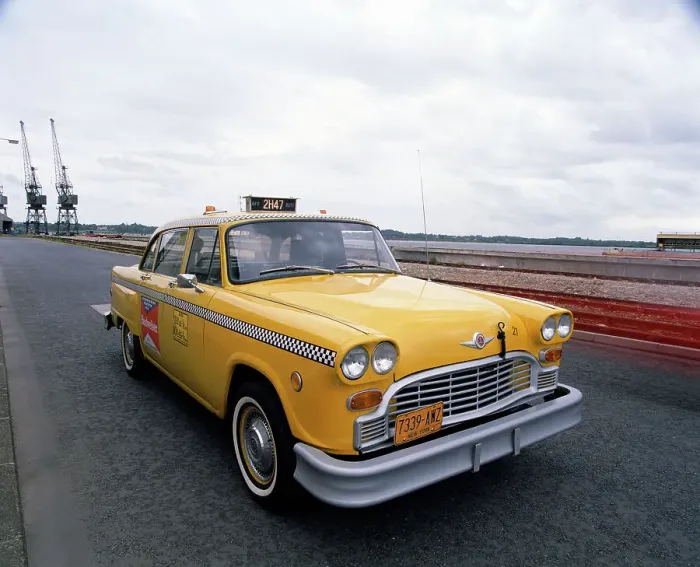 Framed Print : Checker A11 cab, 1980 Framed Print : Checker A11 cab, 1980