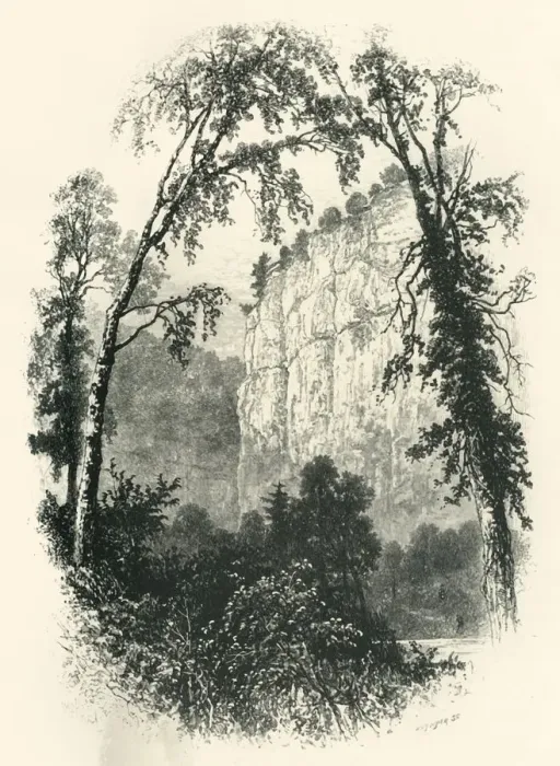 Framed Print : Chee Tor, Chee Dale, c1870 Framed Print : Chee Tor, Chee Dale, c1870