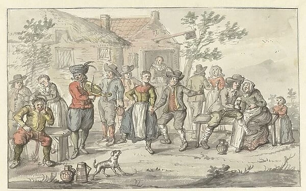 Cheerful company at an inn, 1661-1693. Creator: Gerrit Grasdorp