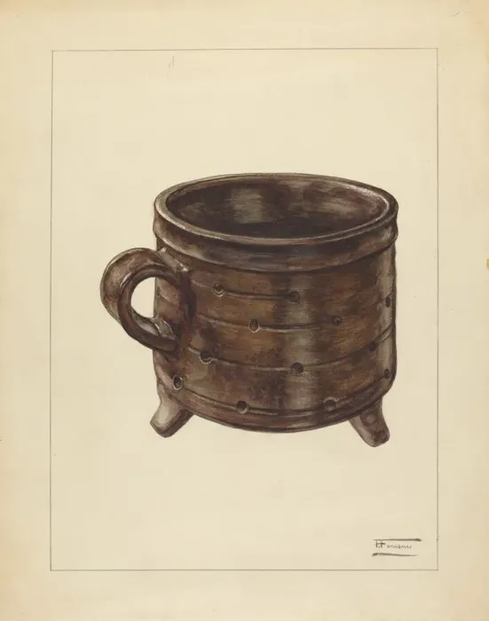 Framed Print : Cheese Pot, c. 1940. Creator: Frank Fumagalli Framed Print : Cheese Pot, c. 1940. Creator: Frank Fumagalli