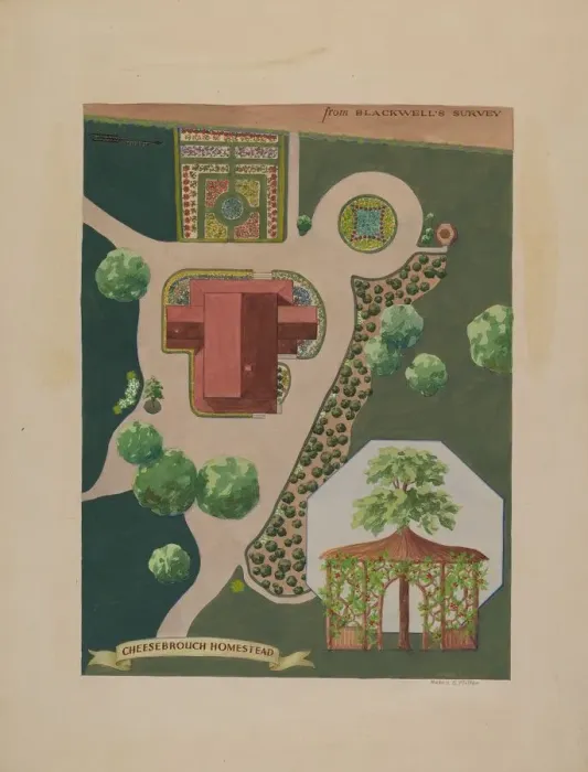 Framed Print : Cheeseborough Estate, c. 1936. Creator: Helen Miller Framed Print : Cheeseborough Estate, c. 1936. Creator: Helen Miller