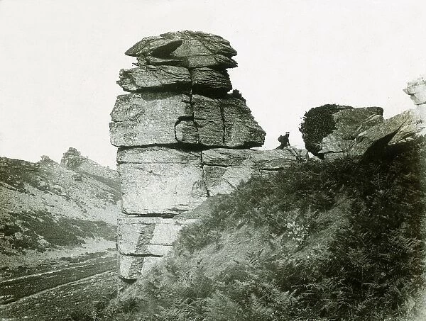Cheesewring, Valley of Rocks - Lynton. Creator: Unknown