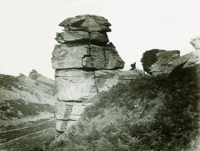 Framed Print : Cheesewring, Valley of Rocks - Lynton. Creator: Unknown Framed Print : Cheesewring, Valley of Rocks - Lynton. Creator: Unknown