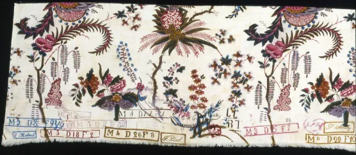 Framed Print : Chef-de-piece (Furnishing Fabric), France, 1850 / 75. Creator: Unknown Framed Print : Chef-de-piece (Furnishing Fabric), France, 1850 / 75. Creator: Unknown