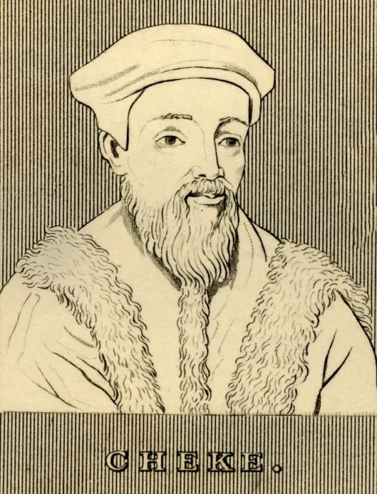 Framed Print : Cheke, (1514-1557), 1830. Creator: Unknown Framed Print : Cheke, (1514-1557), 1830. Creator: Unknown