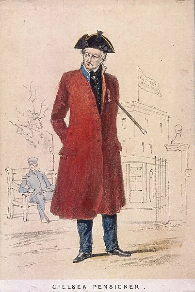 A Chelsea pensioner, 1855. Artist: Day & Son