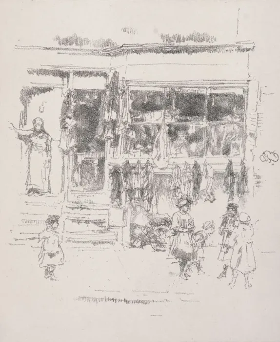Framed Print : Chelsea Rags, 1888. Creator: James McNeill Whistler (American, 1834-1903) Framed Print : Chelsea Rags, 1888. Creator: James McNeill Whistler (American, 1834-1903)