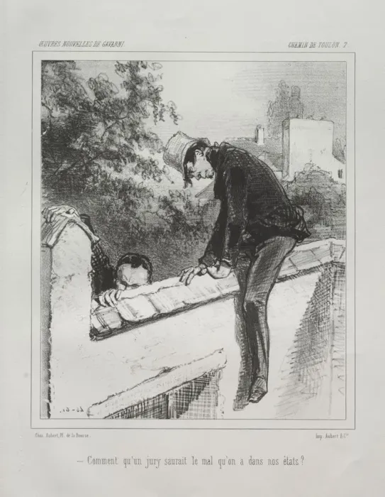 Framed Print : Chemin de Toulon. Creator: Paul Gavarni (French, 1804-1866) Framed Print : Chemin de Toulon. Creator: Paul Gavarni (French, 1804-1866)