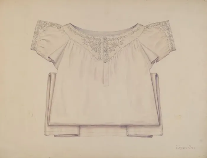 Framed Print : Chemise, c. 1938. Creator: Eugene Croe Framed Print : Chemise, c. 1938. Creator: Eugene Croe